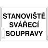 Samolepka Stanoviště svářecí soupravy, A4