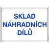 Samolepka Sklad náhradních dílů, A4