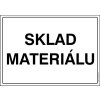Samolepka Sklad materiálu, A4