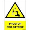 Samolepka Prostor pro baterie, různé velikosti