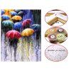 Malování podle čísel - Deštníky, 30 x 40 cm