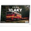 Stolní kalendář 2026 Vlaky