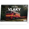 Stolní kalendář 2026 Vlaky