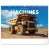 Nástěnný kalendář 2026 Stavební stroje