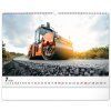 Nástěnný kalendář 2026 Stavební stroje