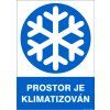 Samolepka Prostor je klimatizován