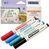 Sada fixů Centropen 8559, 4 barvy na bílou tabuli, kulatý hrot