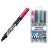 Sada fixů Centropen 8566/4, 4 barvy, permanent, kulatý