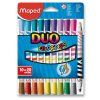 Sada fixů Maped DUO ColorPeps, 10x fix = 20 barev