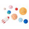 Sada gum Legami Solar System, 9 ks