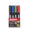 Sada permanentních fixů Kores K-marker, 4 barvy