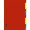 Rozdružovač A4, 1-10, plastový, barevný