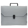 Diplomatka A4, šedá, 35 x 25 x 5 cm