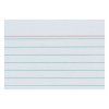 Kartoteční listy A8, 100 ks, linka, bílé