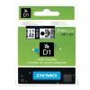 DYMO páska D1 9mm/7m, 40910 černá/průhledná