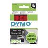 DYMO páska D1 9mm/7m, 40917 černá/červená