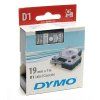 DYMO páska D1 19mm / 7m, bílá / čirá, 45810