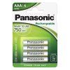 Baterie Panasonic HHR-4MVE 4BP AAA Ready to use, nabíjecí, 4 ks