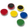 Magnet 24 mm, v plastu, modrý, 10 ks