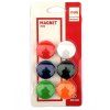 Magnety sada 6 ks, průměr 30 mm, mix barev