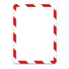 Samolepicí rámeček A4 Tarifold Magneto, 2 ks, bezpečnostní červeno-bílý