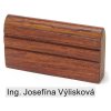 Razítko dřevěné - lišta, 1 řádek, 6 cm