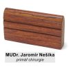 Razítko dřevěné - lišta, 2 řádky, 6 cm