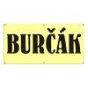Reklamní plachta BURČÁK, 1 x 0,5 m