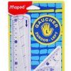 Souprava pravítek Maped Geometric, pro leváky