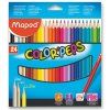 Pastelky 24 barev Maped Color Peps, trojhranné, v papírové krabičce