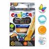 Temperové barvy v tyčince Carioca Metallic, 6 barev