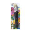 Sada štětců Spoko 5 ks, 2x plochý + 3x kulatý