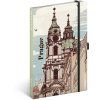 Notes Praha (Prague), linka, 172 stran, 13 x 21 cm