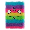 Zápisník A5 Rainbow cat, plyšový