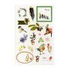 Dekorační samolepky Zahrada, 76 ks