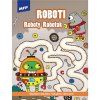 Omalovánky/Bludiště A4 - Roboti