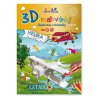 3D omalovánky Letadlo