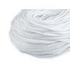 Šňůrka bižuterní 10 m x 1,5 mm, bílá