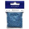 Korálky - rokajly, 2,2 mm, nebesky modré, 18 g