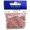 Korálky - rokajly, 2,3 mm, starorůžové, 20 g