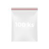 Samozavírací sáček 70 x 100 mm, 100 ks, polyetylen