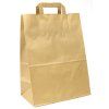 Taška papírová 32 x 15 x 43 cm, hnědá
