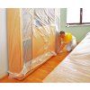 Zakrývací plachta HDPE, 4 x 5 m, standard 0,007 mm