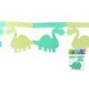 Girlanda Dinosaurus, zelená, 3 m