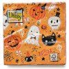 Ubrousky Halloween Orange Halloween, 33 x 33 cm, 20 ks