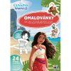 Omalovánky A4 se samolepkami: Vaiana 2