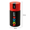 Kombinovaná sada Posca v plechové dóze (PC-3M, PC-5M, PC-5BR)