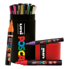 Kombinovaná sada Posca v plechové dóze (PC-3M, PC-5M, PC-5BR)