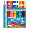 Pastelky Junior Ocean World MINI, šestihranné 12 barev