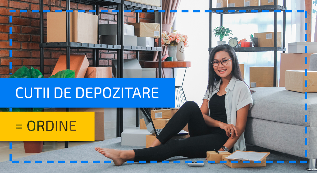 Cutii de depozitare și cutii pliabile sau Cum să-ți organizezi viața